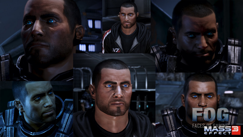 Mass Effect 2 Male Shepard Face Codes